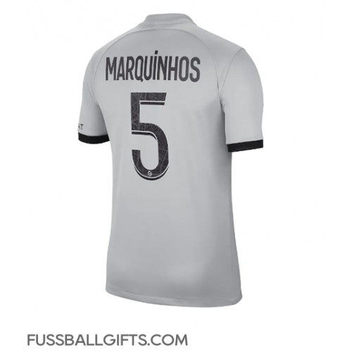 Paris Saint-Germain Marquinhos #5 Fußballbekleidung Auswärtstrikot 2022-23 Kurzarm